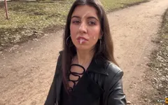I Want to Walk Through the Park with Cum on My Face! Cum on My Face! - Cumwalk