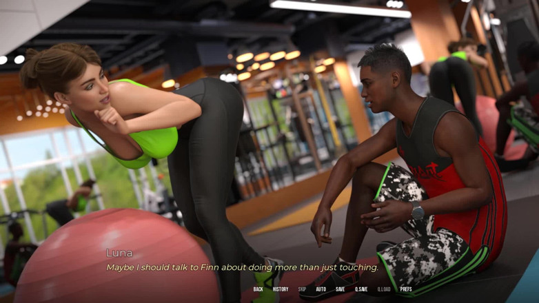 Dirty GamesXxX: Keselamatan: Wanita berkahwin meregangkan dirinya dengan jurulatih di gim melakukan -...