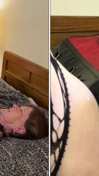 Gioco con vibratore speciale della nonna & orgasmo
