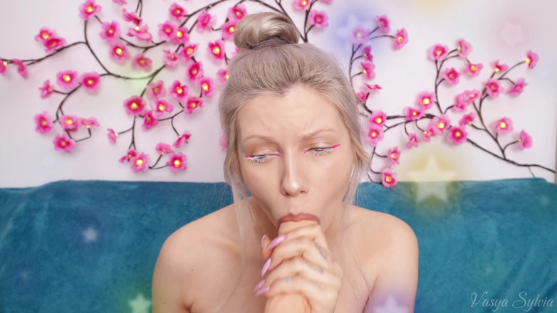 Vasya Sylvia: Sweet Blowjob and Bukkake!