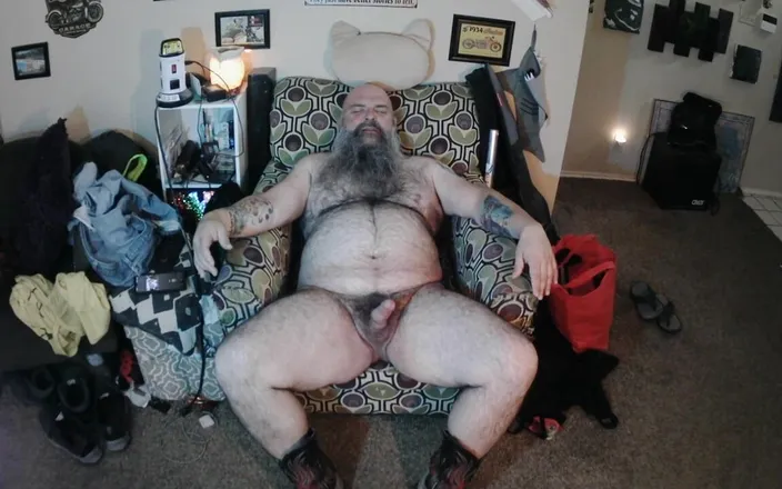 Monk3yMing0: Furry Bear Monk3yming0 with My Thick Legs Spread