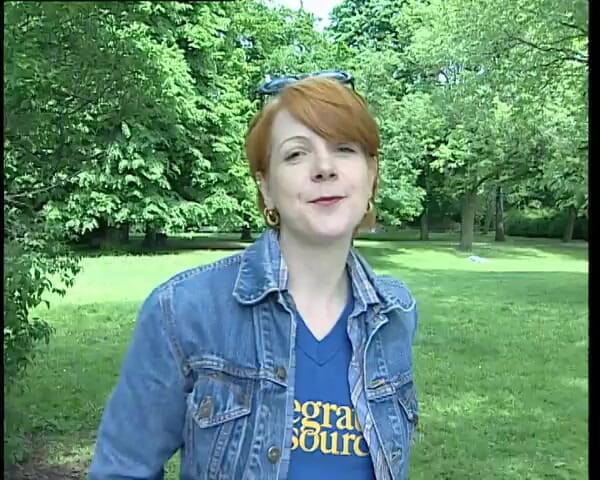 YOUR FIRST PORN: Met Redhead Simone in the Park