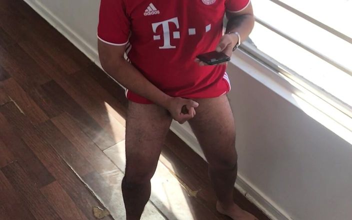 Hardnoisex: Horny Soccer Coach Caught Jerking off Next to Rooftop Window...
