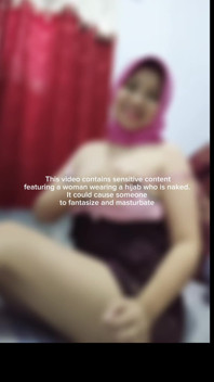 Woman Wearing a Hijab Who Is Naked