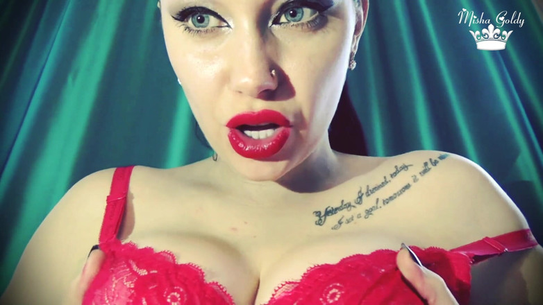Goddess Misha Goldy: Žádné polibky pro tebe děvku!
