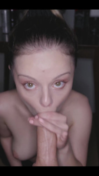 Custom Sloppy Blowjob & BIG Facial POV