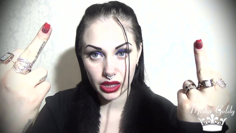 Goddess Misha Goldy: 나는 자지를 좋아한다! 아니 weenies!