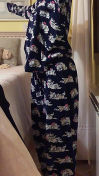 Sexy Bedtime Pajama Try-on - Getting Cozy Before Sleep