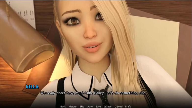 Visual Novels: WVM 스타 대학 65부 - 섹스 금발의 낯선 캐비닛에서 섹스