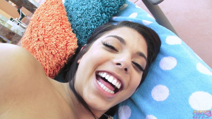 Perv City: Teenage slut Gina Valentina masturbation