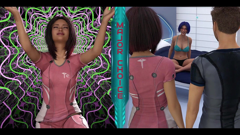 AVN Teller: Stranded in Space - Picking a Girl to Have Threesome with...