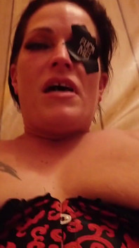 Chubby Tattooed Pirate Girl Gets Fucked Missionary, Pisses POV Guy in Mouth and Receives a Ass Creampie