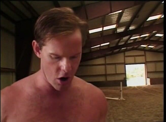 Teens Get it Hard: Brunette teen with round ass gets fucked on the jockey...