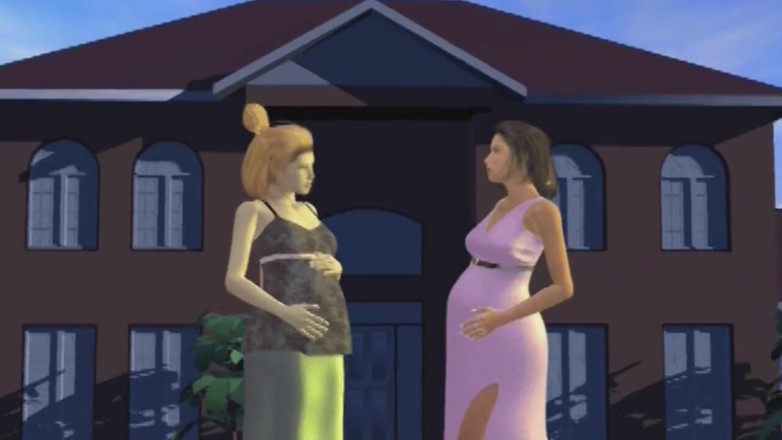 The animation shot: She tries to get pregnant