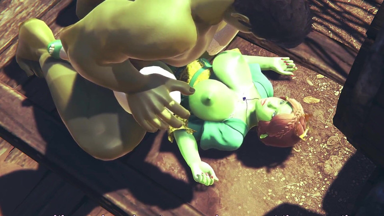 Wraith ward: La princesa Fiona es follada por el hulk