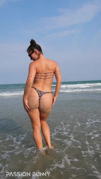 Schönheit Chillen Und Am Strand Gehen