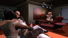 Lollipop effect 2 - futa ganbang with Miranda, Juliet, Isabela and Lara Croft thumbnail