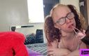 Lorrany Exotica: I made gum bubbles on my boyfriend&amp;#039;s big, thick cock