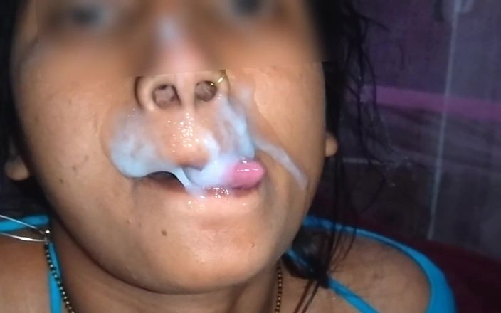 Your Paya bangoli: Desi Bhabhi jí sperma v ústech Sperma v nose Mrdka v...