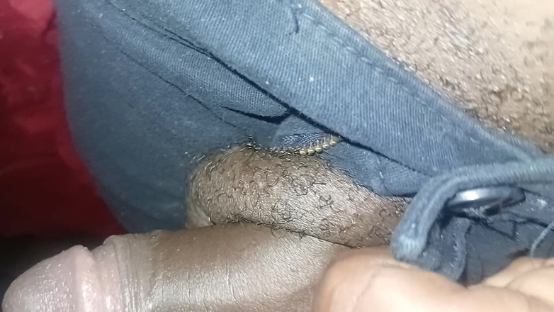 Lihlemandisi: Lihle Mandisi Alone with His Pip, Stroking It Till It...