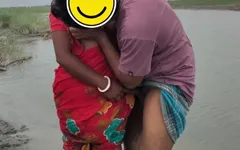 Deshi Bowdi Fucking Alone Beside a River Outdoor