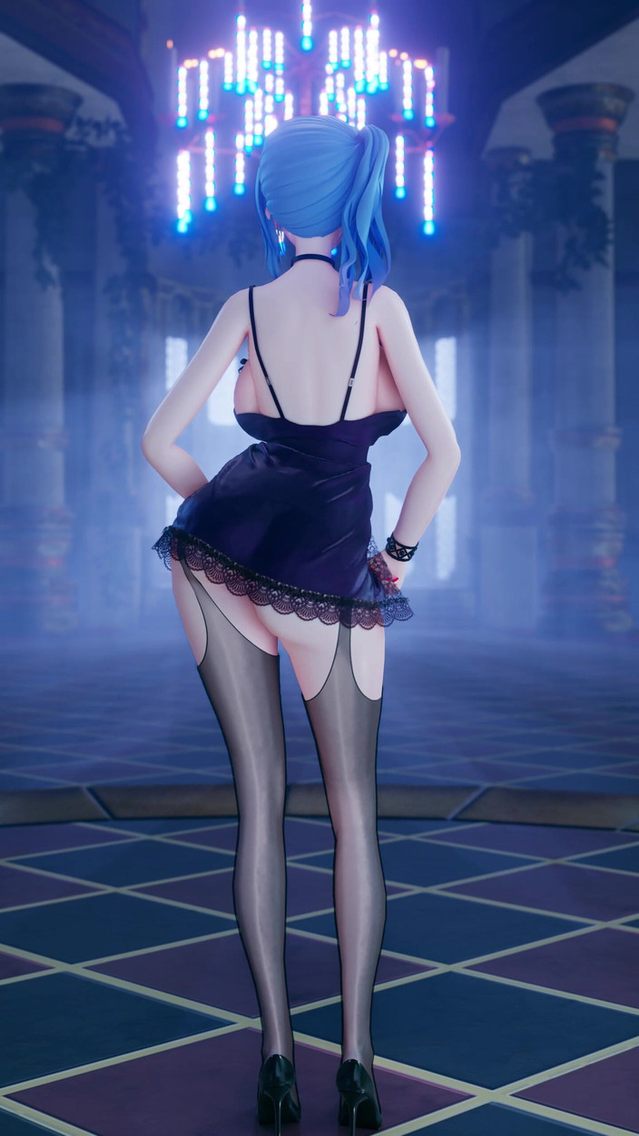 MikuMotion: [mmd] T-ara - Numer St. Louis Azur Route Koronka Erotyczna Bielizna...