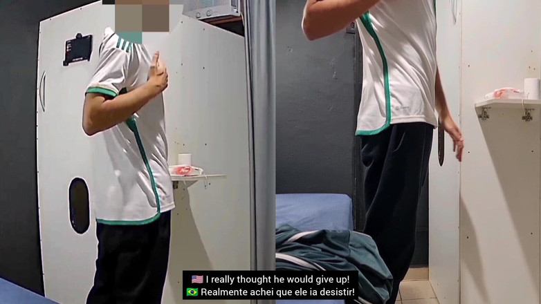 Pvt gloryhole br (brazil): 키가 크고, 잘생기고, 재능이 있으며, GH에서는 처음이었지만, 매우 긴장하고 있었다... 그는 노력했지만 긴장을 풀 수가 없었다! 그래도 볼 만한 가치가 있어요!