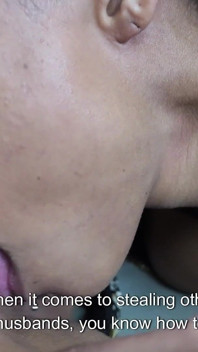女同第一人称视角 第43集 leandra 和 natasha - 她偷了我的男人，所以我让她舔我的阴户