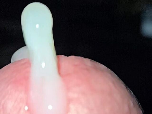 C.u.m.s - Close up and Motion Slowed - Solo Cumshot #27 (Cum juggler)