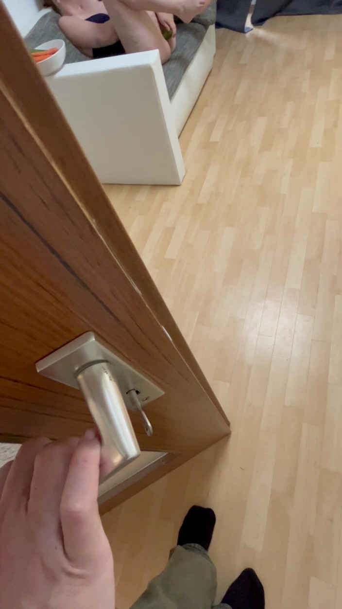 Crazy German Slut: POV: Got Cucumber &amp; Dick at the Same Time