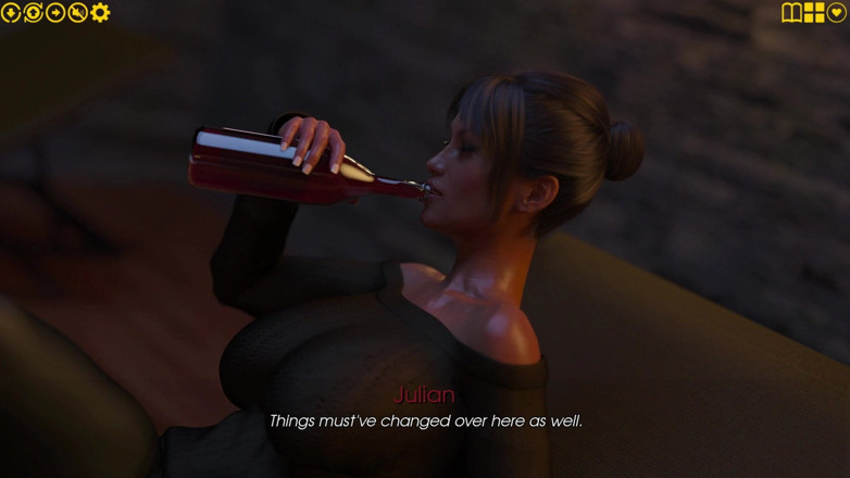 3D Cartoon Porn: My Pleasure 41 - Cassandra Changes Dress in Front of Julian and...