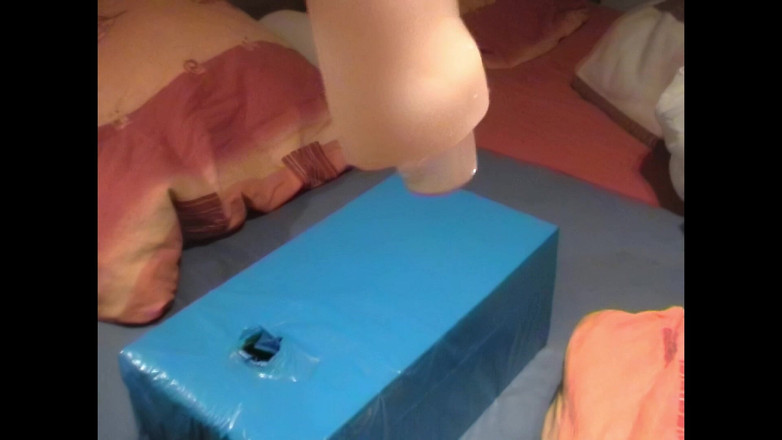 Mark Hannes: Fleshlight Bed Fuck Masturbation and the Sperm Is for a...