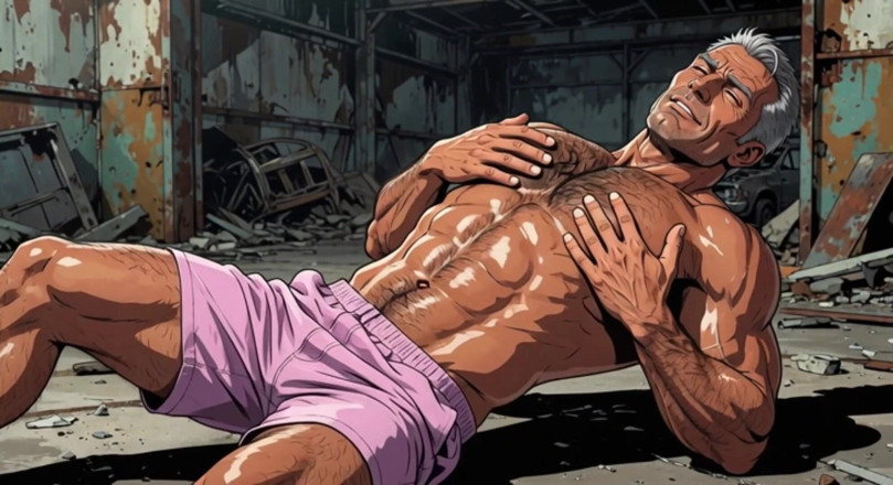 Erotic Man: Animasi lelaki berpeluh panas