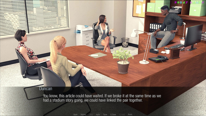 Porny Games: Jessica O'Neil's Hard News by Stoper - Aproape distracție în dimineața 4