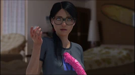 मेरी सौतेली बहन अपनी केश शैली से मुझे प्रभावित करने की कोशिश कर रही है