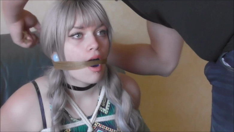 Restricting Ropes: Luna Grey &amp; Violet Haze - Bondage Dolls