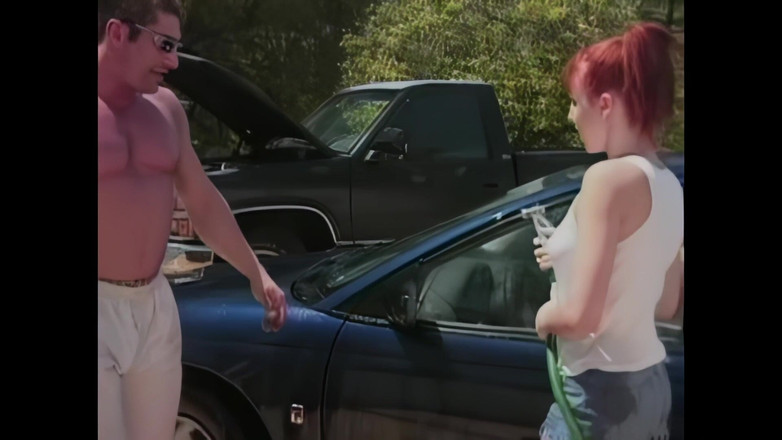 Blitzporn: ブレア・シーガル:洗車と太陽の下でセックス