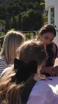 Une triple pipe par les étudiantes sexy de l’Académie, Alexa Flexy, Black Angel et Milan Cheek