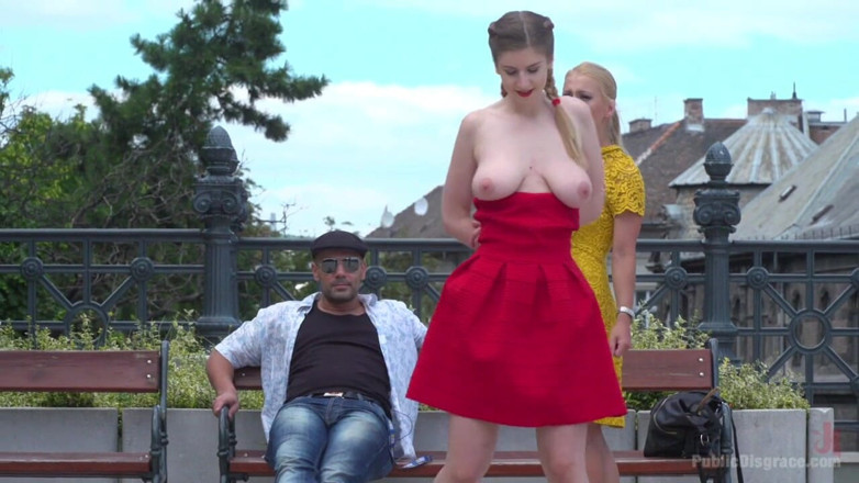 Public Disgrace by Kink: Busty Stella Cox Loves Getting Fucked in Public