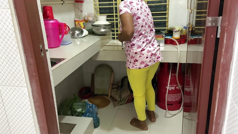 SAFI TV: I See My Stepaunty Entering the Kitchen and Cleaning I...