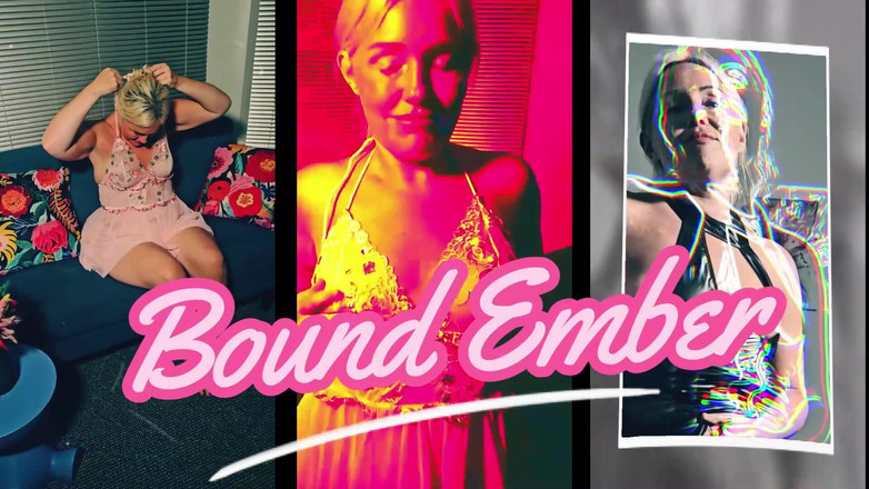 Bound Ember: 코르셋과 Wetlook 가랑이 없는 레깅스를 입은 PAWG 마누라: 발 빨기, 보지 핥기, 선교사와 강아지의 질싸