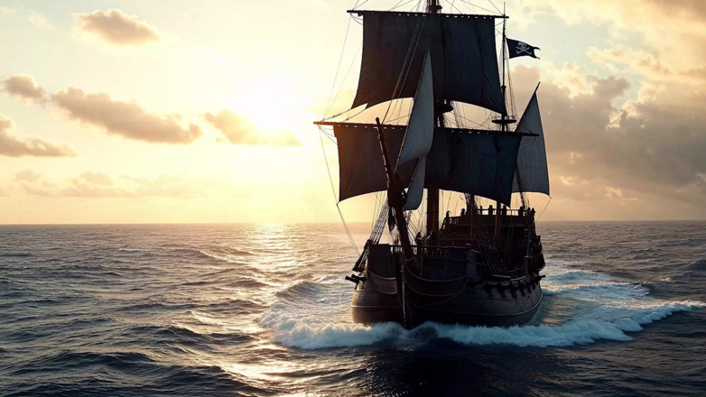 Luxury Porn Channel: Pirate Captain's ochtend orale seks en anaal