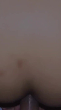 Double Penetration with Dildo - He Cums in My Hairy Pussy