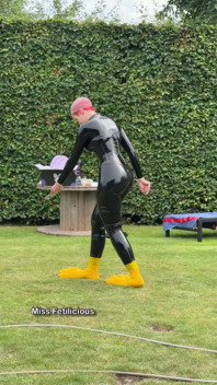 Expectation Walking on Majestic Silicone Paws. Reality Me Trying Not to Faceplant in the Grass While Filming