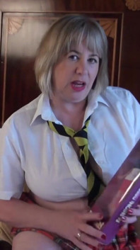 College girl Trisha's Christmas