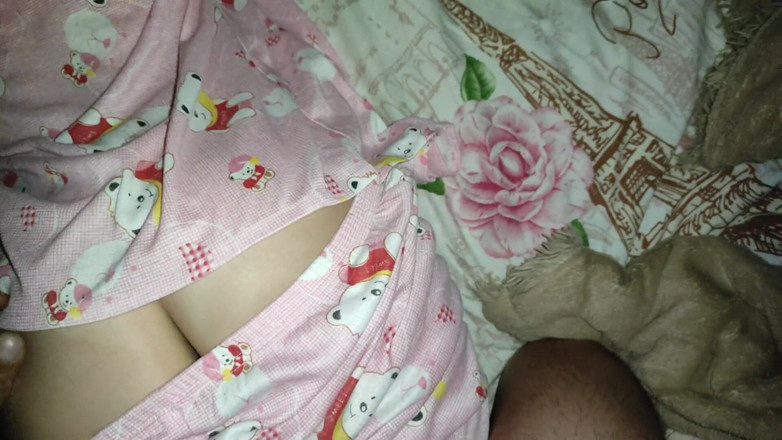 Taboo Room: Stepsister &amp; Old Stepbrother Fuck on Parents Bed! Taboo Room