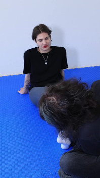 Adoration des pieds à la salle de sport