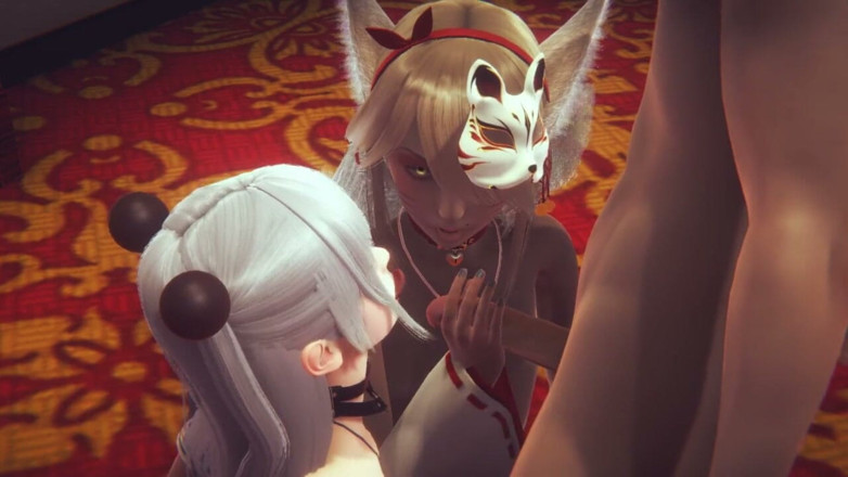 Yaoitube: Yaoi femboy - fox femboy harika seks