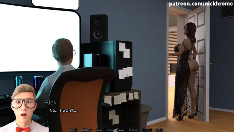 Visual Novels: SexBot 61 - ein lehrer in einem sexy kleid kam nachts zu...
