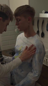 The Guy Started Seducing a Twink with a Big Dick for a Juicy Ass Fuckin